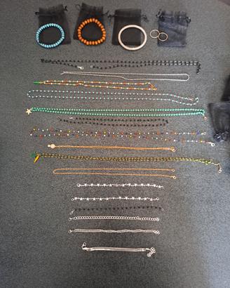 SET collane e bracciali fatti a mano