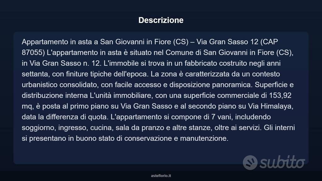 Appartamento – CS - Vista 4