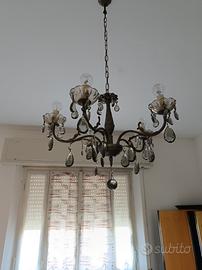 lampadario in vetro 
