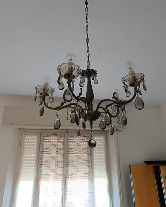lampadario in vetro 