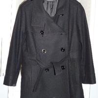 Blazer donna di panno nero