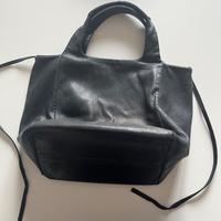 Borsa PRADA pelle blu notte