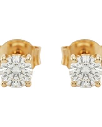 Orecchini punto luce Oro Giallo Diamanti ct 0,20