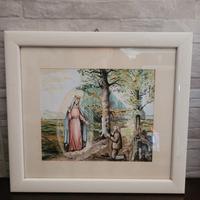 quadro vintage madonna dei miracoli