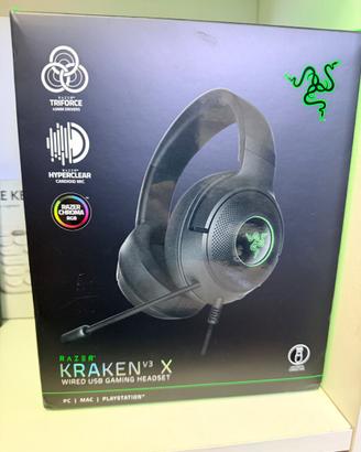 Razer Kraken V3 X Cuffie Gaming RGB 7.1 NUOVE - 40