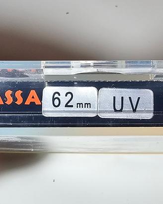 Filtro UV 62 mm per obiettivi fotocamera 