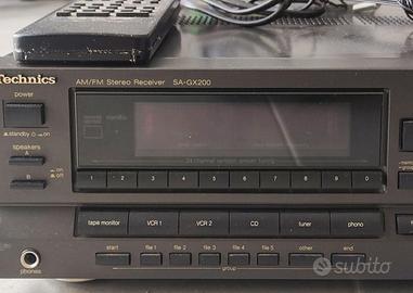 technics sa-gx200 sinto amplificatore am/fm receiv