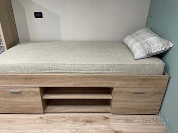 Struttura letto singolo. (Non è un mobile Ikea).