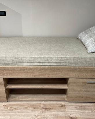 Struttura letto singolo. (Non è un mobile Ikea).