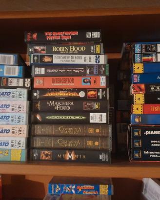 video cassette e dvd