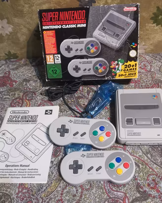 Super Nintendo SNES Classic Mini boxato