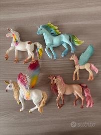 Set 5 unicorni originali Schleich