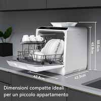 Lavastoviglie piccola con 4 Coperti, Hermitlux