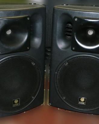 2 Casse acustiche Etek mod. 12EP400PWD