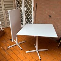 Tavoli in acciaio pieghevoli da giardino/ balcone