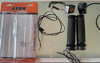 Manopole riscaldate avon per harley davidson