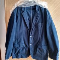 OVS Giacca Uomo in blù con disegno, 97% cotone