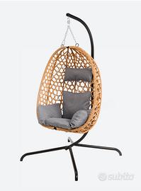 Sedia a dondolo sospesa, struttura