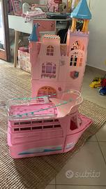 Castello e nave da crociera Barbie