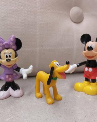 pupazzetti minnie topolino pluto
