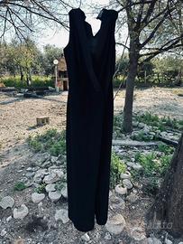 Abito Sandro Ferrone nero tuta gonna-pantalone