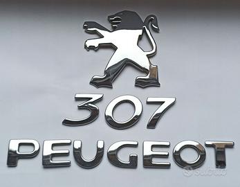 Logo+Scritta portellone posteriore Peugeot 307
