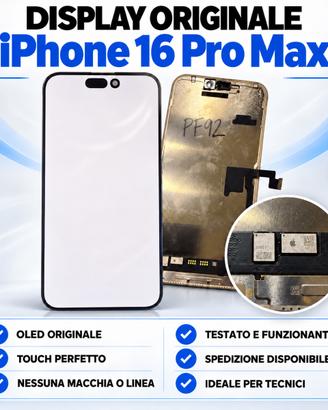 Display originale Apple iPhone 16 Pro Max –testato