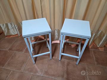 Sgabelli in legno/ferro 33x33 h. 85