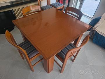 Tavolo da pranzo 110x110 allungabile