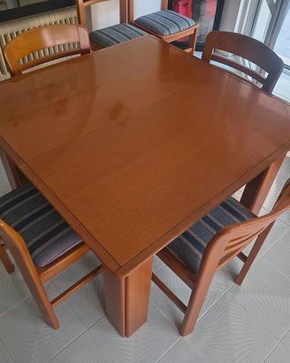 Tavolo da pranzo 110x110 allungabile