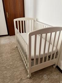 lettino bianco avorio 