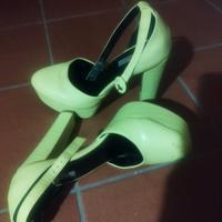 scarpe scik con il tacco largo