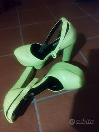 scarpe scik con il tacco largo