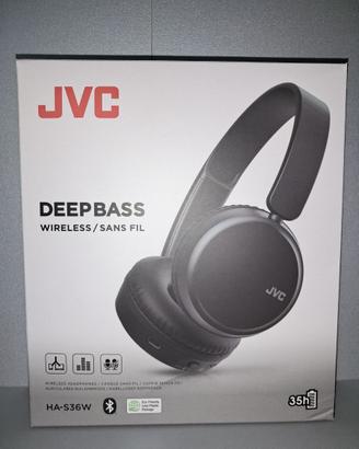 JVC Cuffie HA-S36W senza fili con Bluetooth 5.2, m