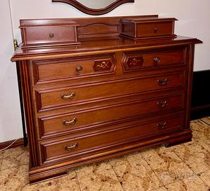 Cassettiera in legno di rovere