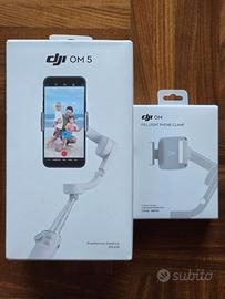 DJI Osmo Mobile OM 5 gimbal + Fill Light originale