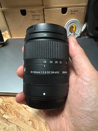 Sigma 18-50mm f2.8 per Fuji X