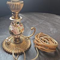 Lampada da tavolo porcellana Capodimonte 