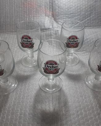 (Sped, Inclusa) BICCHIERI_DREHER- CALICI_"VINTAGE"