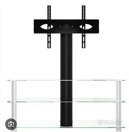 mobile portatelevisore in vetro