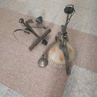 lampadari in ferro battuto 