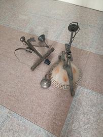 lampadari in ferro battuto 