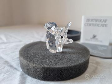 Statuetta di Elefantino in cristallo Swarovski