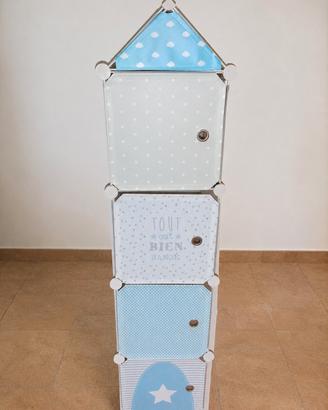 Mobile contenitore cameretta bimbi atmosphera