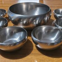 Set 7 ciotole acciaio Alessi