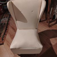 Poltrona bianca vintage