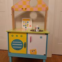 Cucinetta gioco interamente in legno