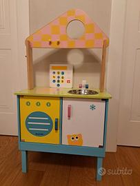Cucinetta gioco interamente in legno