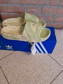 Adidas adilette 22 slide magic lime desert sand