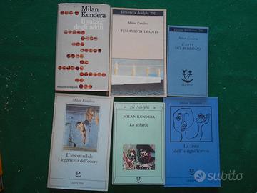 MILAN KUNDERA LOTTO di 15 volumi anche singoli